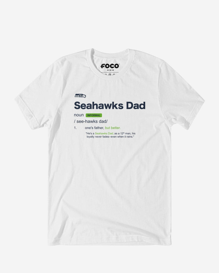 Seattle Seahawks Dad Definition T-Shirt FOCO S - FOCO.com