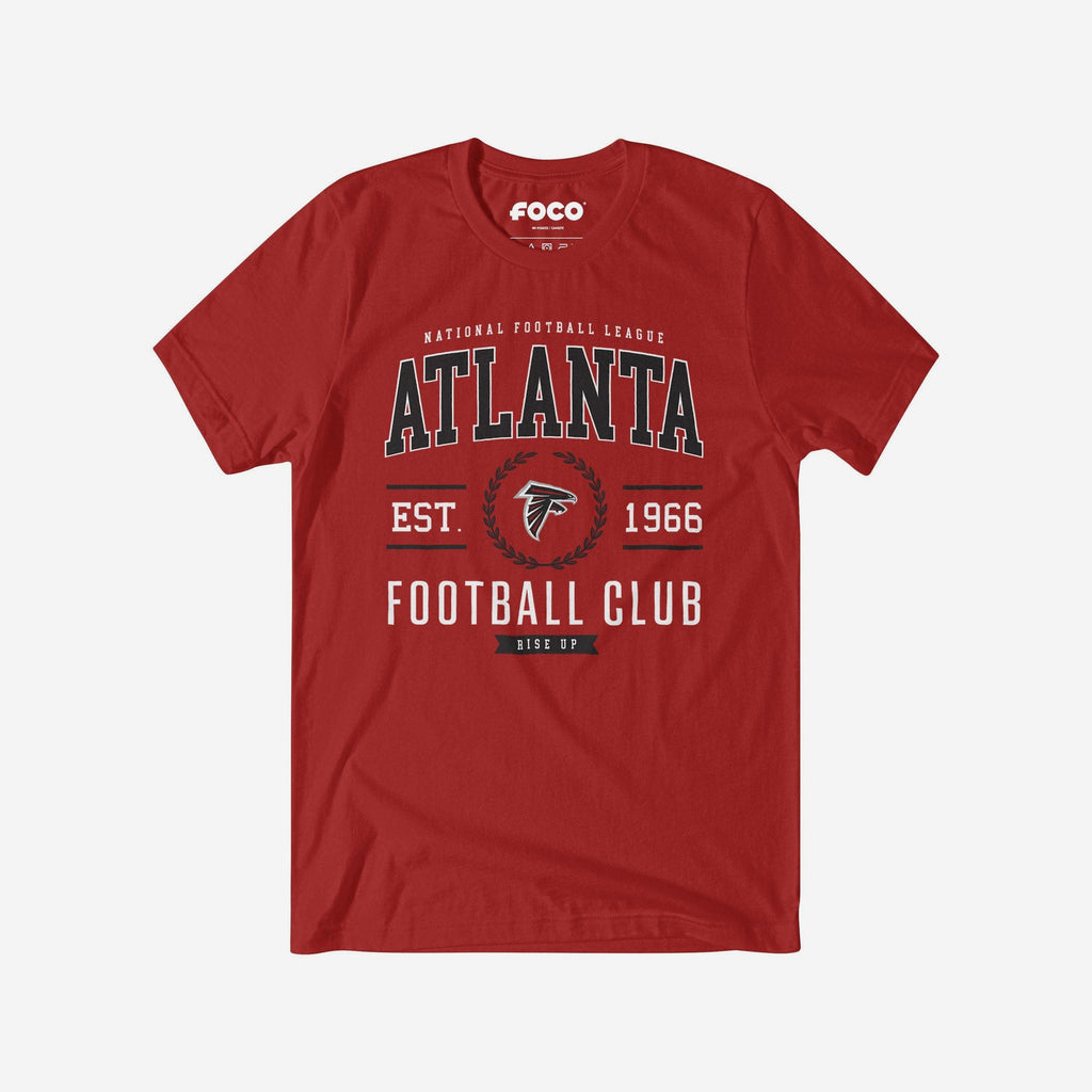 Atlanta Falcons Football Club T-Shirt FOCO Canvas Red S - FOCO.com