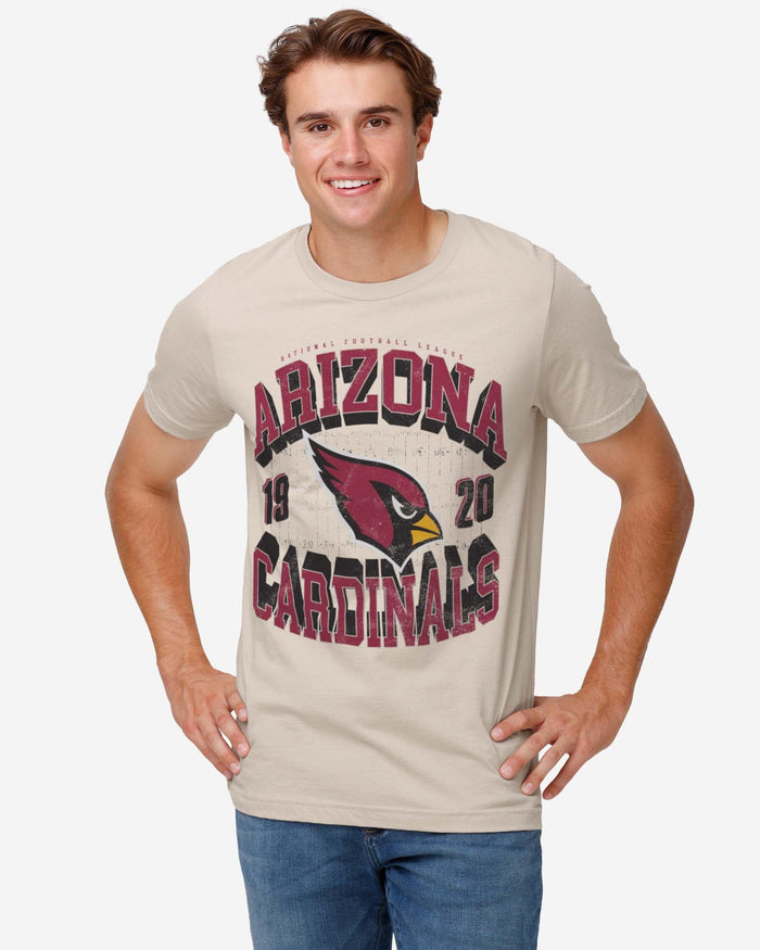 Arizona Cardinals Field Arched Wordmark T-Shirt FOCO - FOCO.com