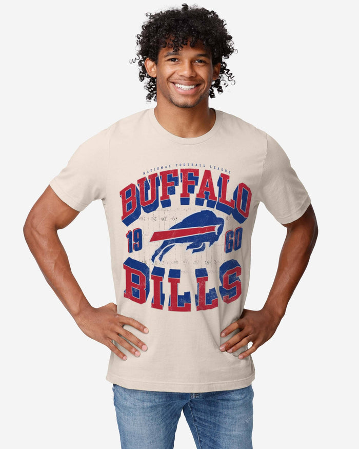 Buffalo Bills Field Arched Wordmark T-Shirt FOCO - FOCO.com