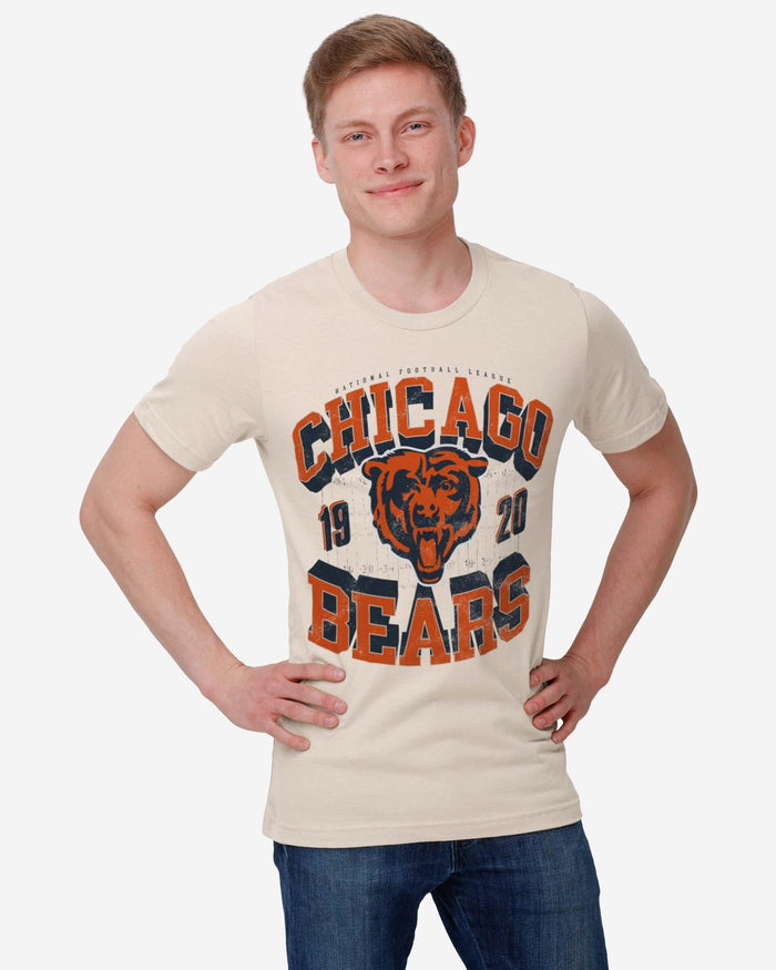 Chicago Bears Field Arched Wordmark T-Shirt FOCO - FOCO.com