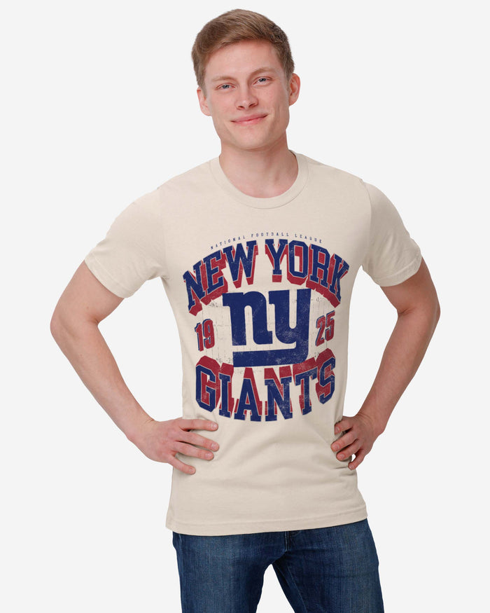 New York Giants Field Arched Wordmark T-Shirt FOCO - FOCO.com