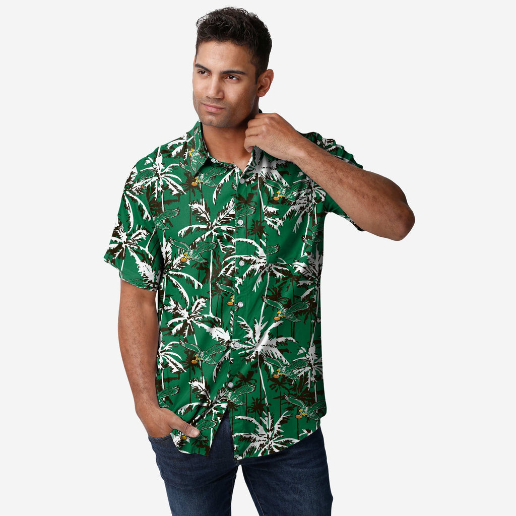 Philadelphia Eagles Kelly Green Floral Button Up Shirt FOCO S - FOCO.com