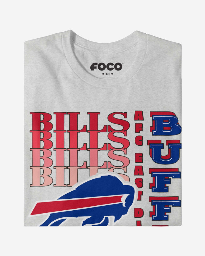 Buffalo Bills Gradient Wordmark T-Shirt FOCO - FOCO.com