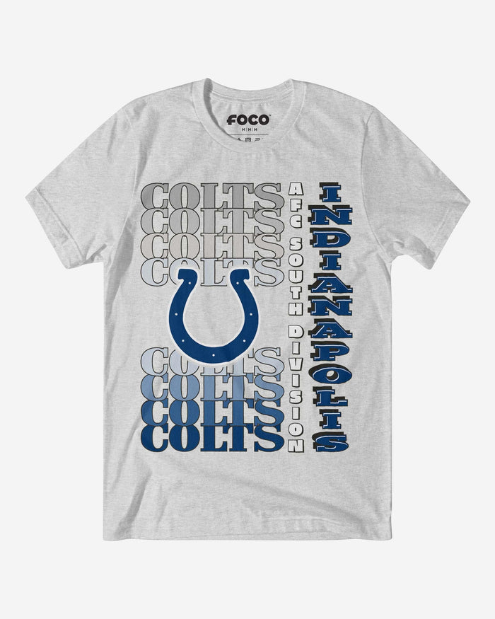 Indianapolis Colts Gradient Wordmark T-Shirt FOCO S - FOCO.com