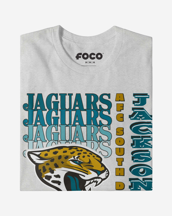 Jacksonville Jaguars Gradient Wordmark T-Shirt FOCO - FOCO.com