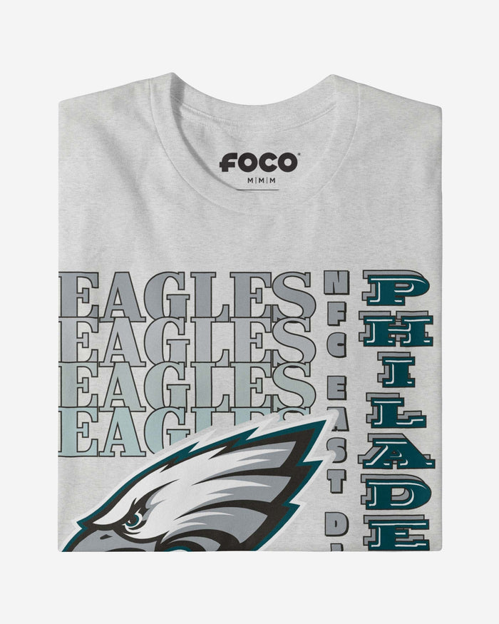 Philadelphia Eagles Gradient Wordmark T-Shirt FOCO - FOCO.com