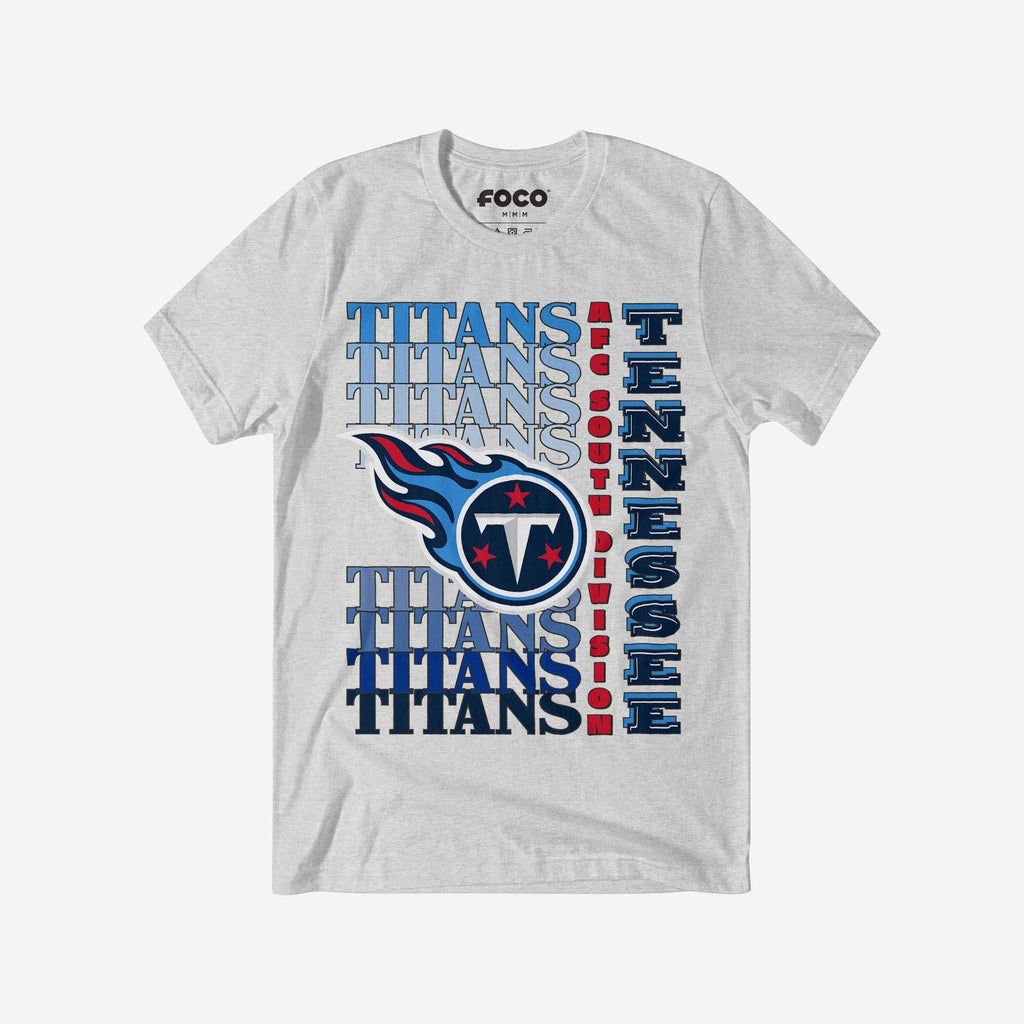 Tennessee Titans Gradient Wordmark T-Shirt FOCO S - FOCO.com