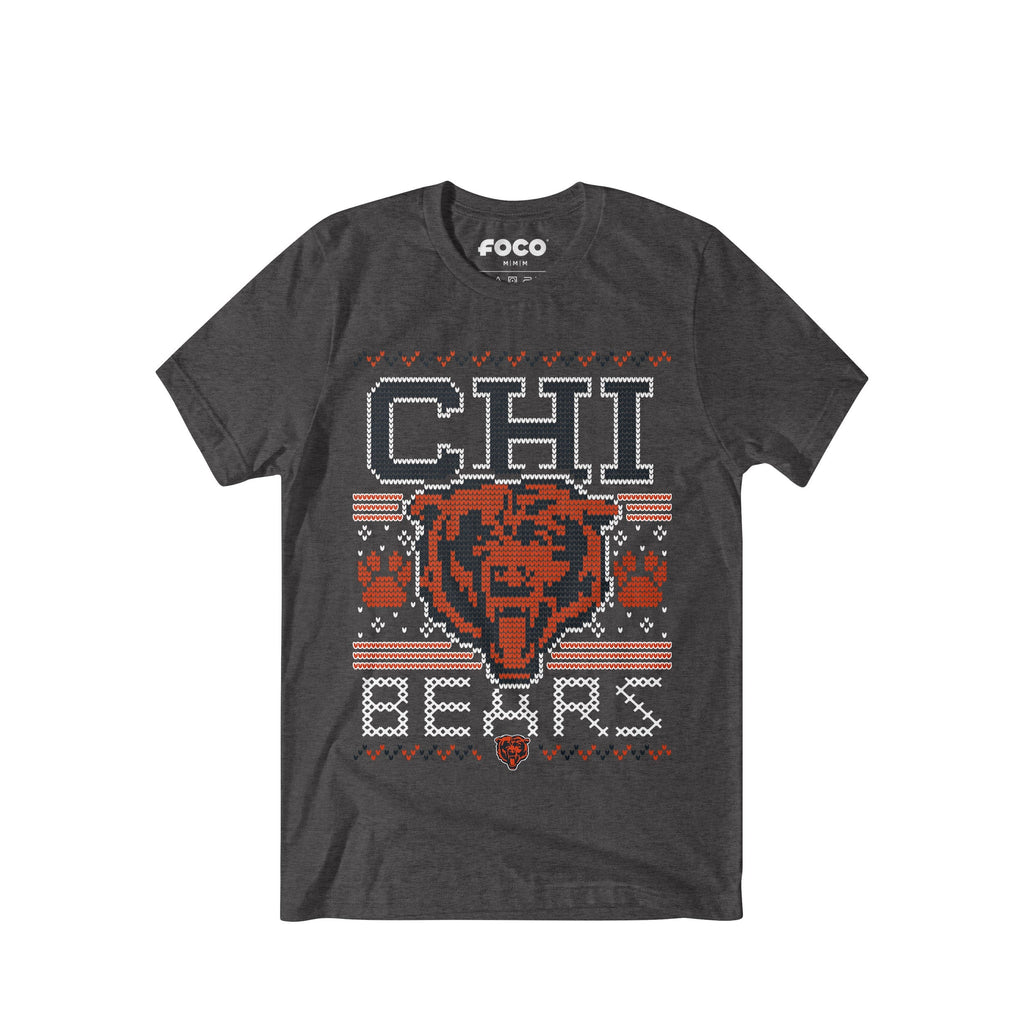 Chicago Bears Holiday T-Shirt FOCO S - FOCO.com