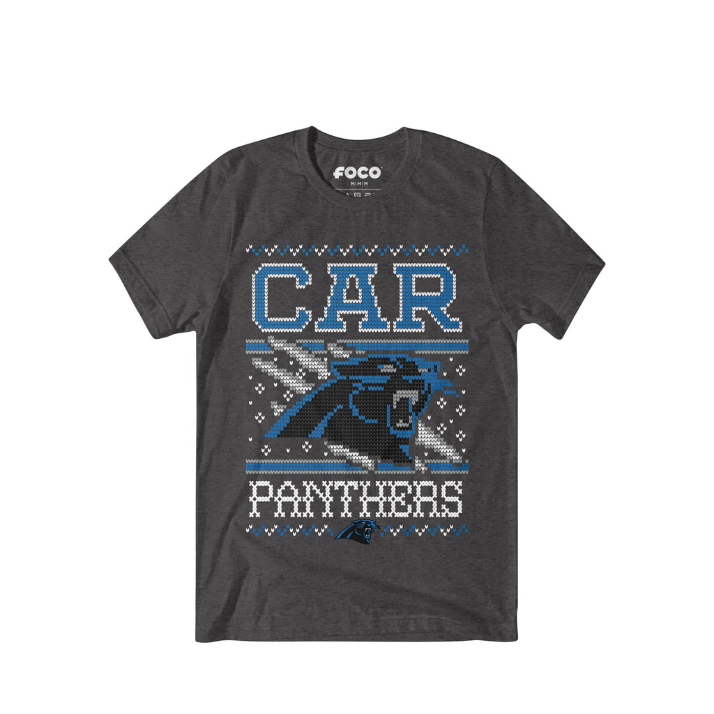 Carolina Panthers Holiday T-Shirt FOCO S - FOCO.com