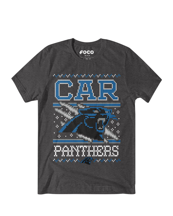 Carolina Panthers Holiday T-Shirt FOCO S - FOCO.com