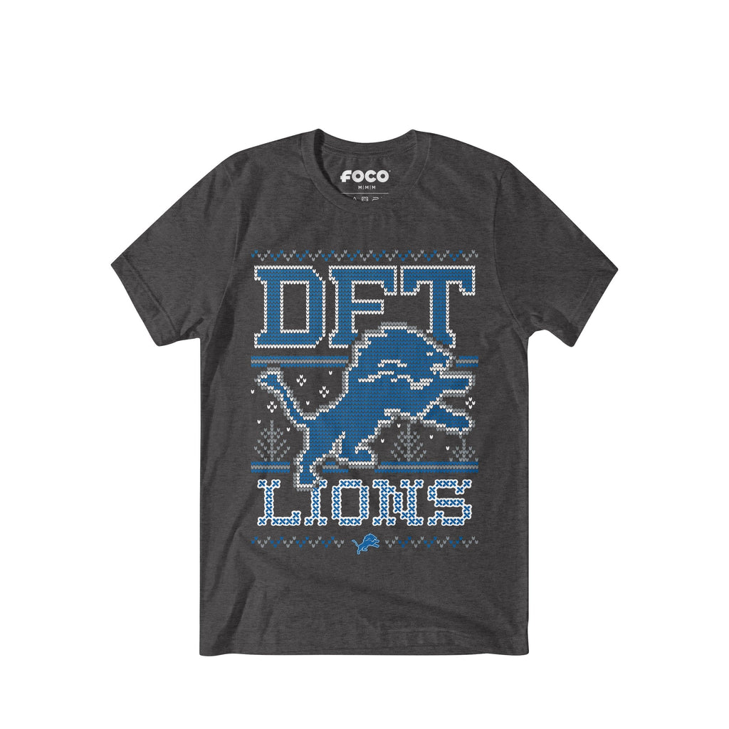 Detroit Lions Holiday T-Shirt FOCO S - FOCO.com