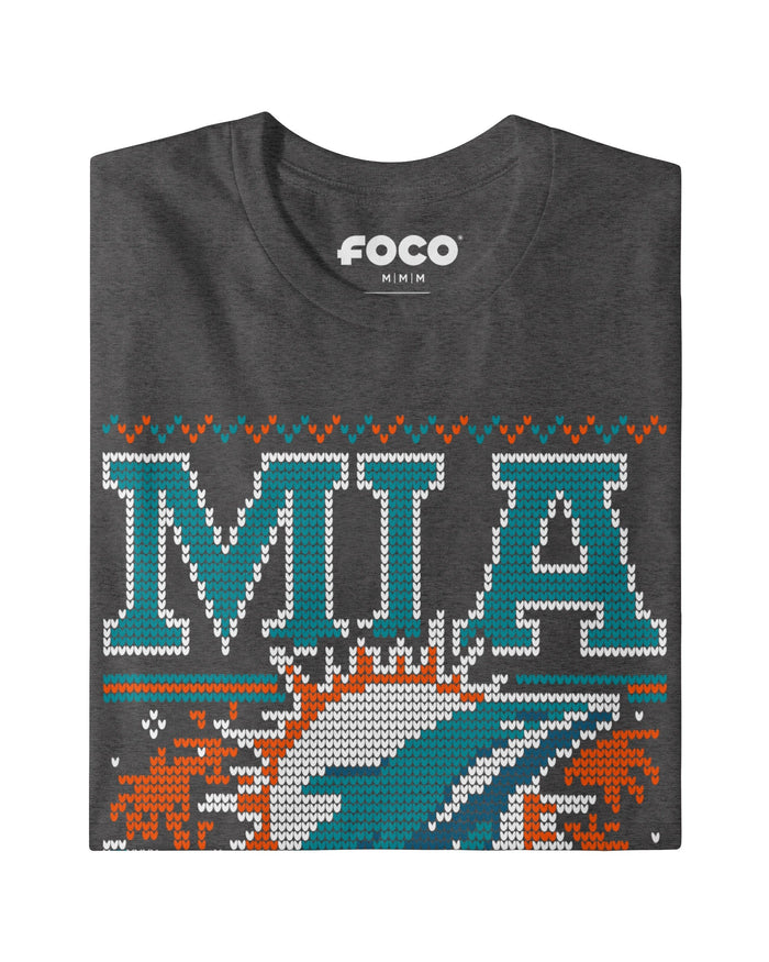 Miami Dolphins Holiday T-Shirt FOCO S - FOCO.com