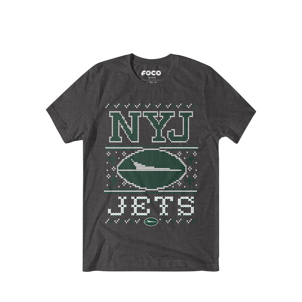New York Jets Holiday T-Shirt FOCO S - FOCO.com
