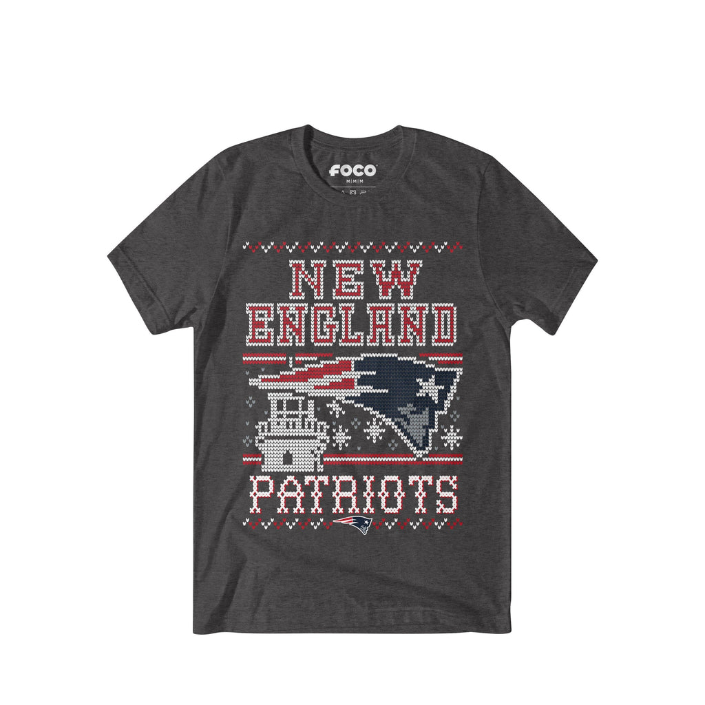 New England Patriots Holiday T-Shirt FOCO S - FOCO.com