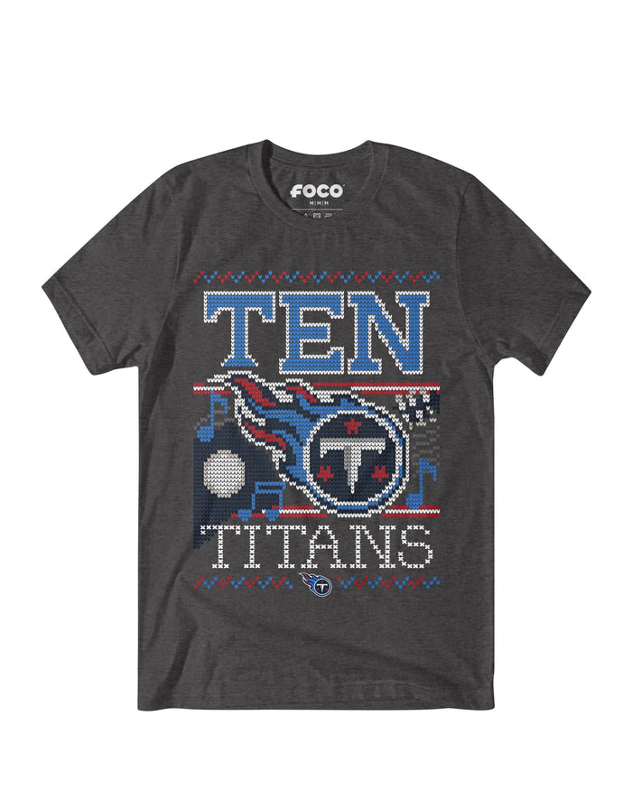 Tennessee Titans Holiday T-Shirt FOCO S - FOCO.com