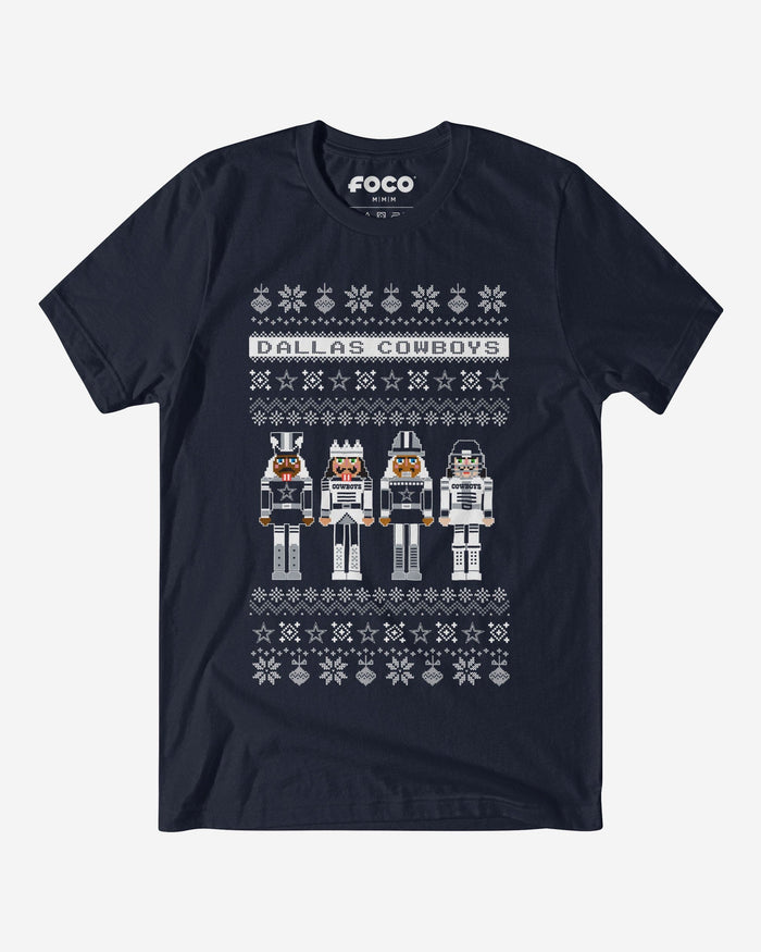 Dallas Cowboys Holiday Nutcracker Sweater T-Shirt FOCO S - FOCO.com