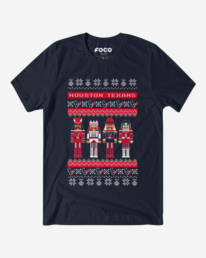 Houston Texans Holiday Nutcracker Sweater T-Shirt FOCO S - FOCO.com