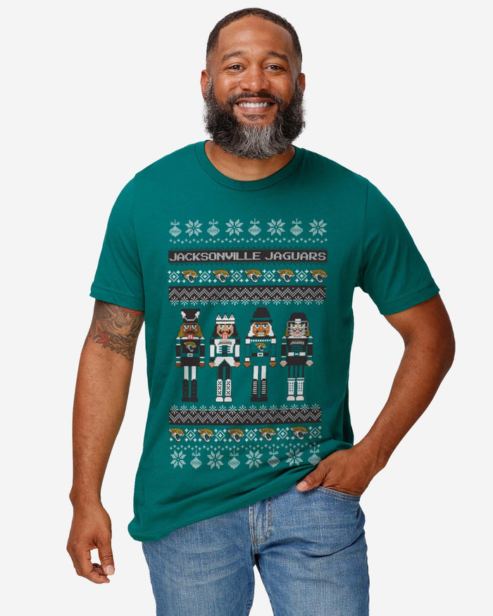 Jacksonville Jaguars Holiday Nutcracker Sweater T-Shirt FOCO - FOCO.com