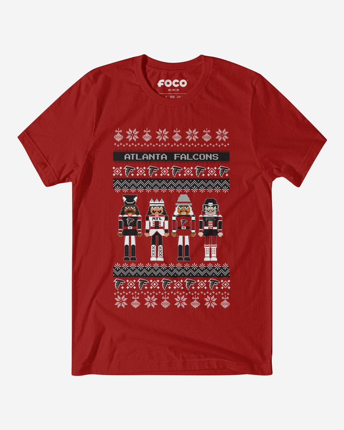 Atlanta Falcons Holiday Nutcracker Sweater T-Shirt FOCO S - FOCO.com