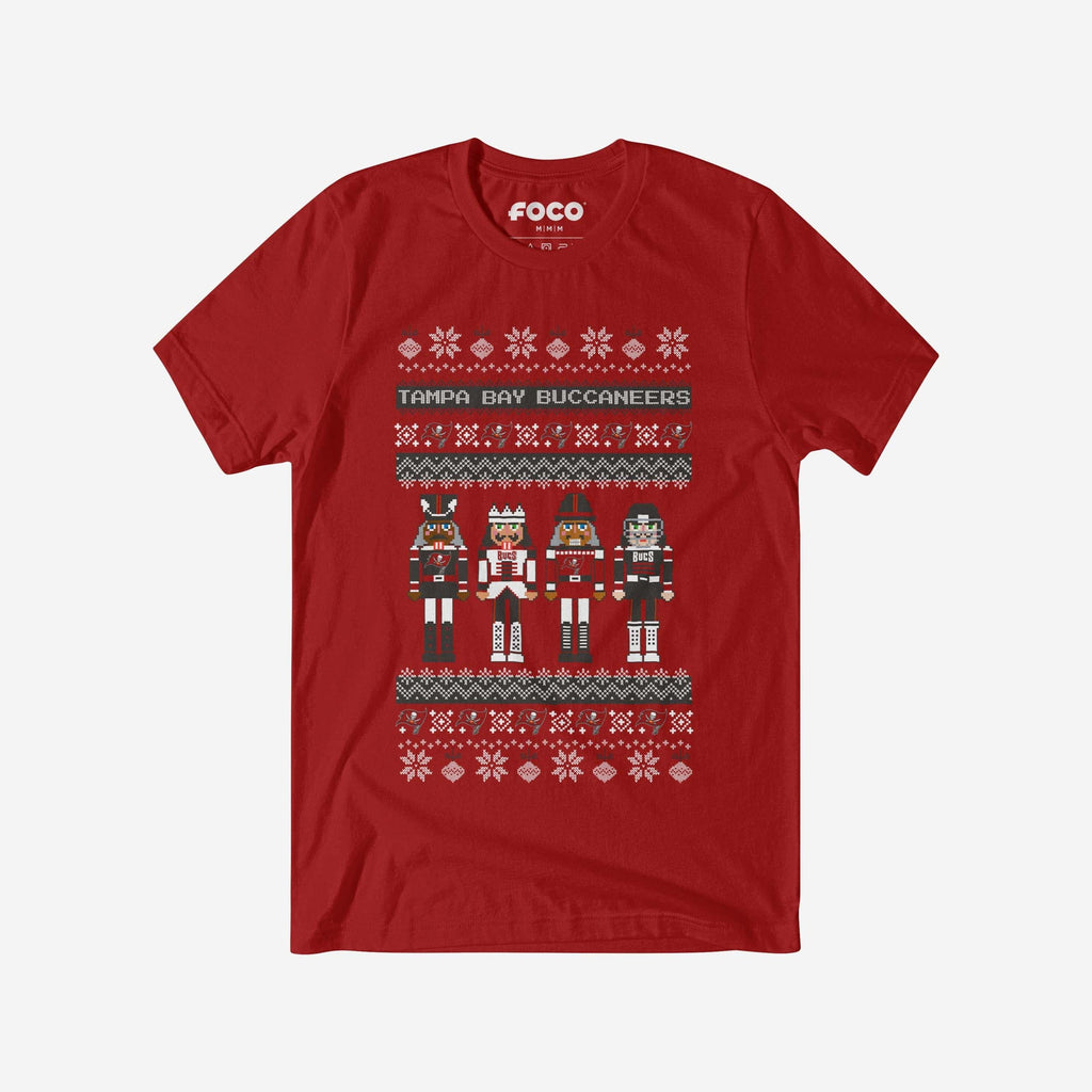 Tampa Bay Buccaneers Holiday Nutcracker Sweater T-Shirt FOCO S - FOCO.com