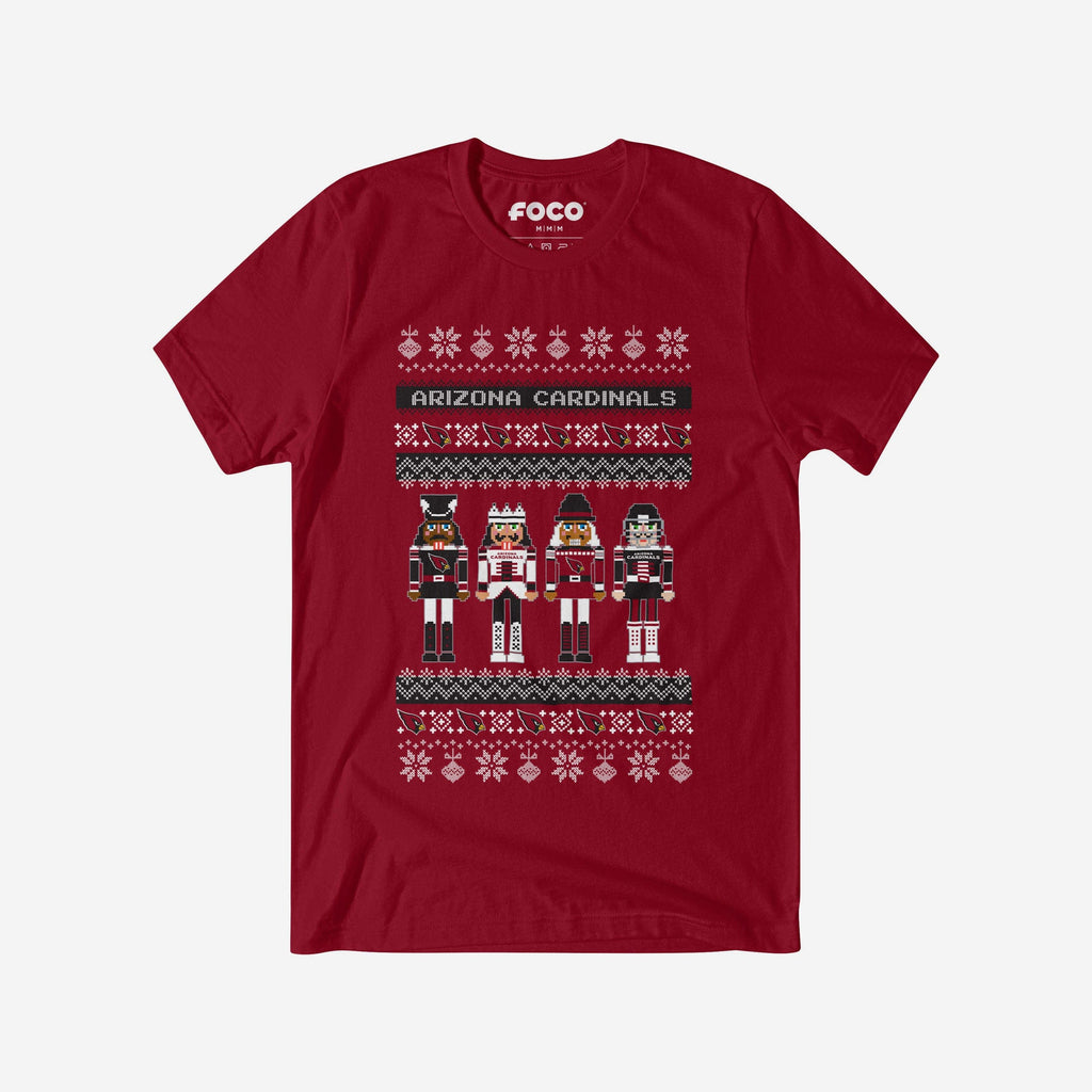 Arizona Cardinals Holiday Nutcracker Sweater T-Shirt FOCO S - FOCO.com