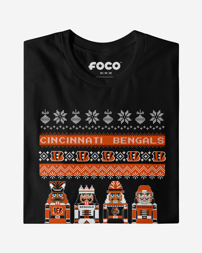 Cincinnati Bengals Holiday Nutcracker Sweater T-Shirt FOCO - FOCO.com