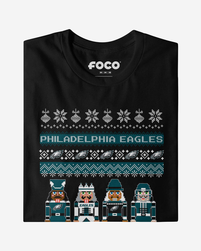 Philadelphia Eagles Holiday Nutcracker Sweater T-Shirt FOCO - FOCO.com