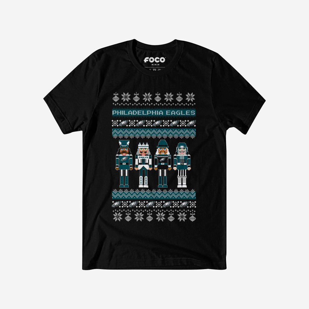 Philadelphia Eagles Holiday Nutcracker Sweater T-Shirt FOCO S - FOCO.com