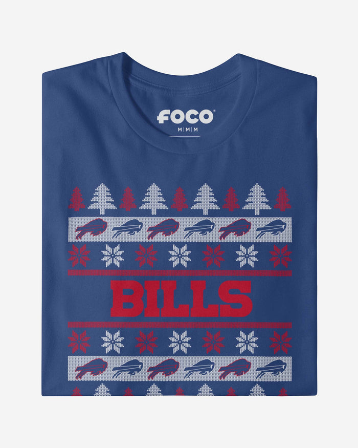 Buffalo Bills Holiday Sweater T-Shirt FOCO - FOCO.com