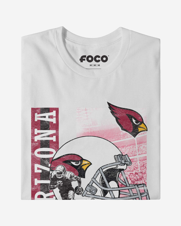 Arizona Cardinals Helmet Dash T-Shirt FOCO - FOCO.com