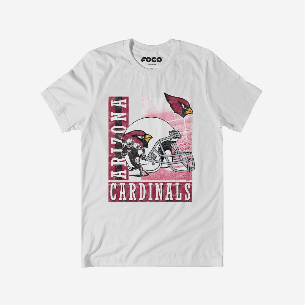 Arizona Cardinals Helmet Dash T-Shirt FOCO S - FOCO.com