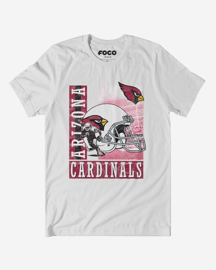 Arizona Cardinals Helmet Dash T-Shirt FOCO S - FOCO.com