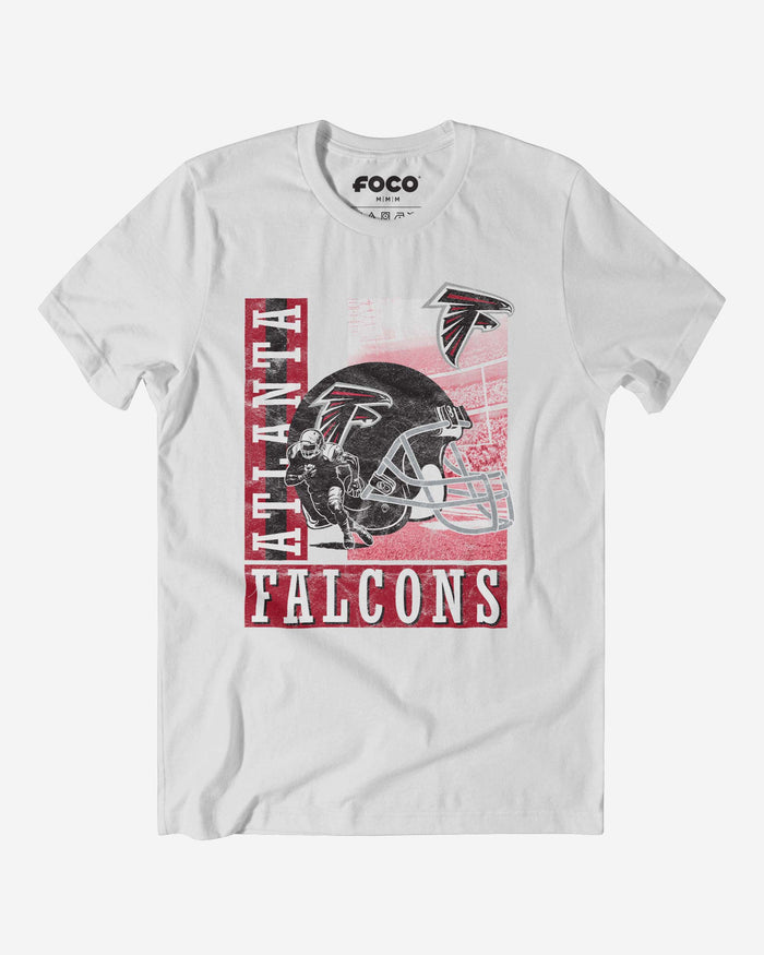 Atlanta Falcons Helmet Dash T-Shirt FOCO S - FOCO.com