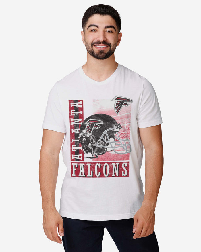 Atlanta Falcons Helmet Dash T-Shirt FOCO - FOCO.com