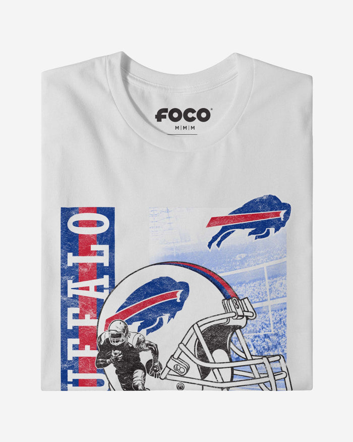 Buffalo Bills Helmet Dash T-Shirt FOCO - FOCO.com