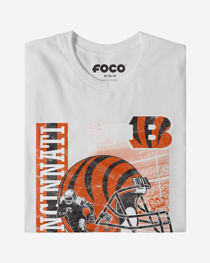 Cincinnati Bengals Helmet Dash T-Shirt FOCO - FOCO.com