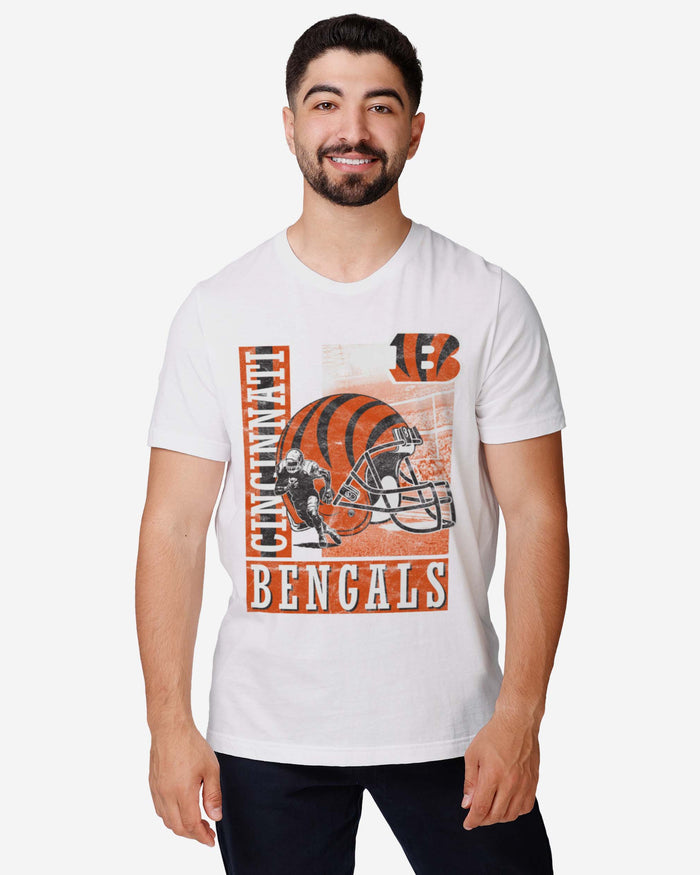 Cincinnati Bengals Helmet Dash T-Shirt FOCO - FOCO.com