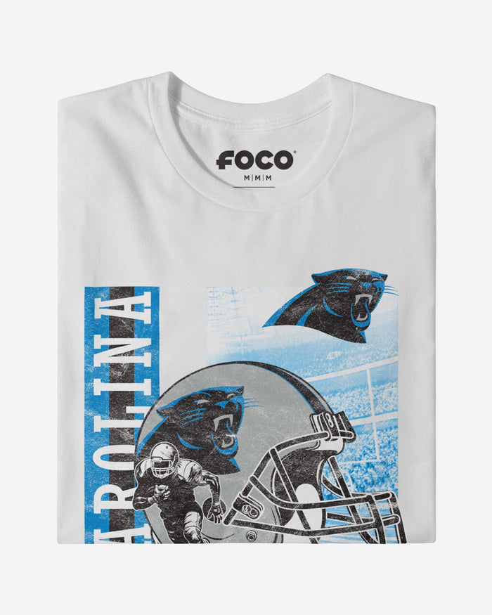 Carolina Panthers Helmet Dash T-Shirt FOCO - FOCO.com