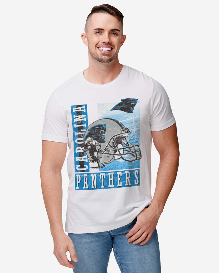 Carolina Panthers Helmet Dash T-Shirt FOCO - FOCO.com