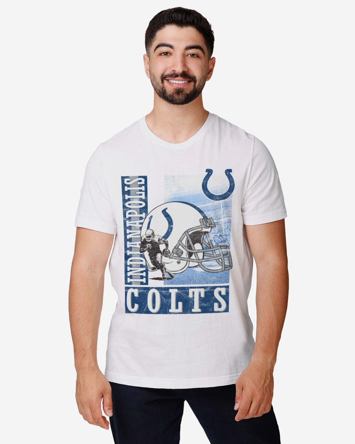 Indianapolis Colts Helmet Dash T-Shirt FOCO - FOCO.com