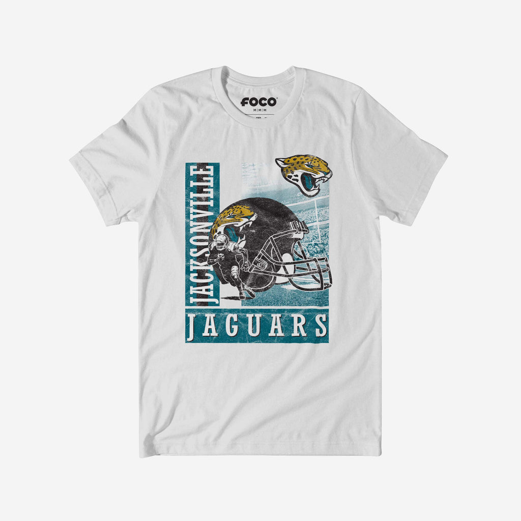 Jacksonville Jaguars Helmet Dash T-Shirt FOCO S - FOCO.com