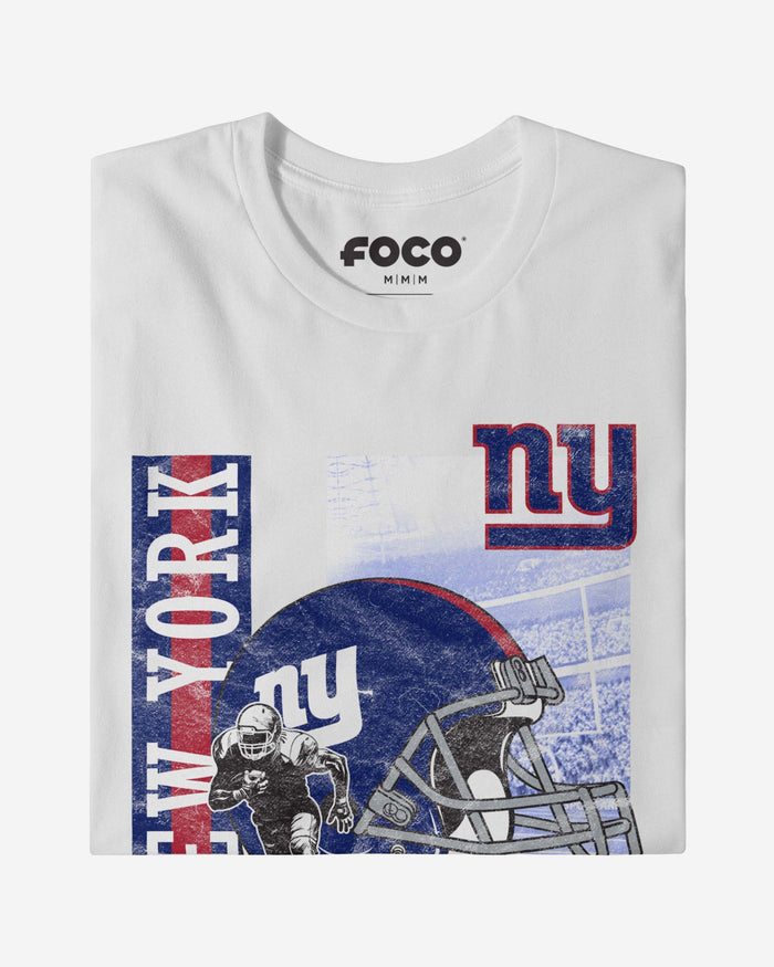 New York Giants Helmet Dash T-Shirt FOCO - FOCO.com