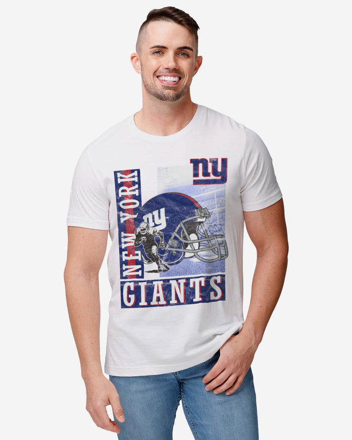 New York Giants Helmet Dash T-Shirt FOCO - FOCO.com