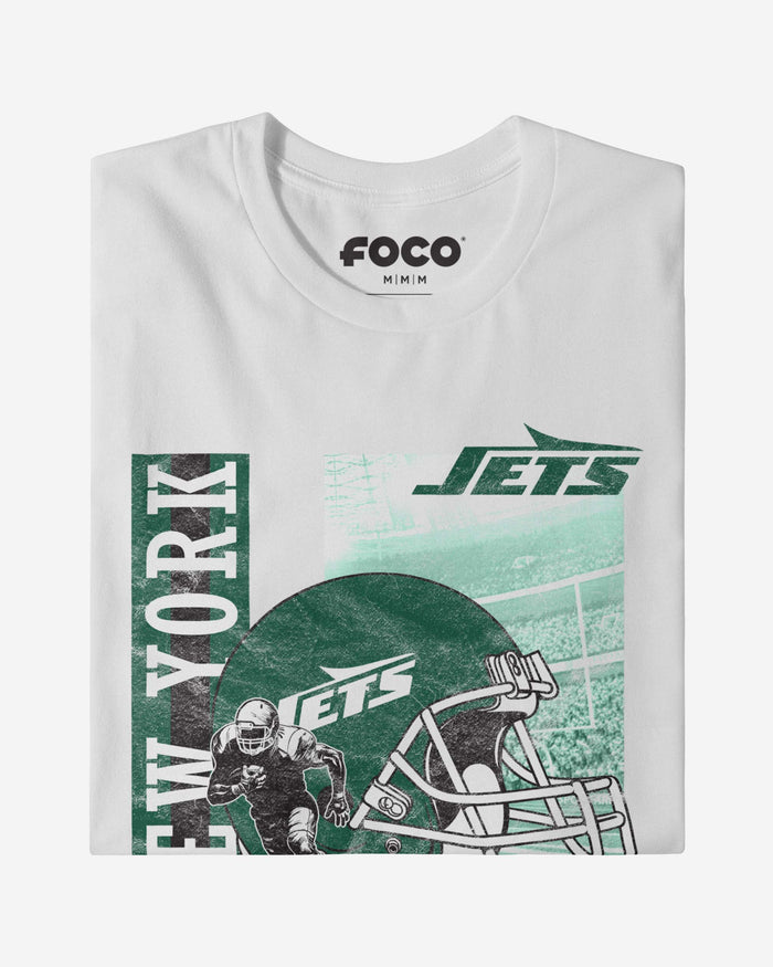 New York Jets Helmet Dash T-Shirt FOCO - FOCO.com