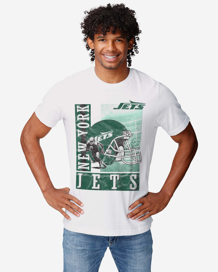 New York Jets Helmet Dash T-Shirt FOCO - FOCO.com