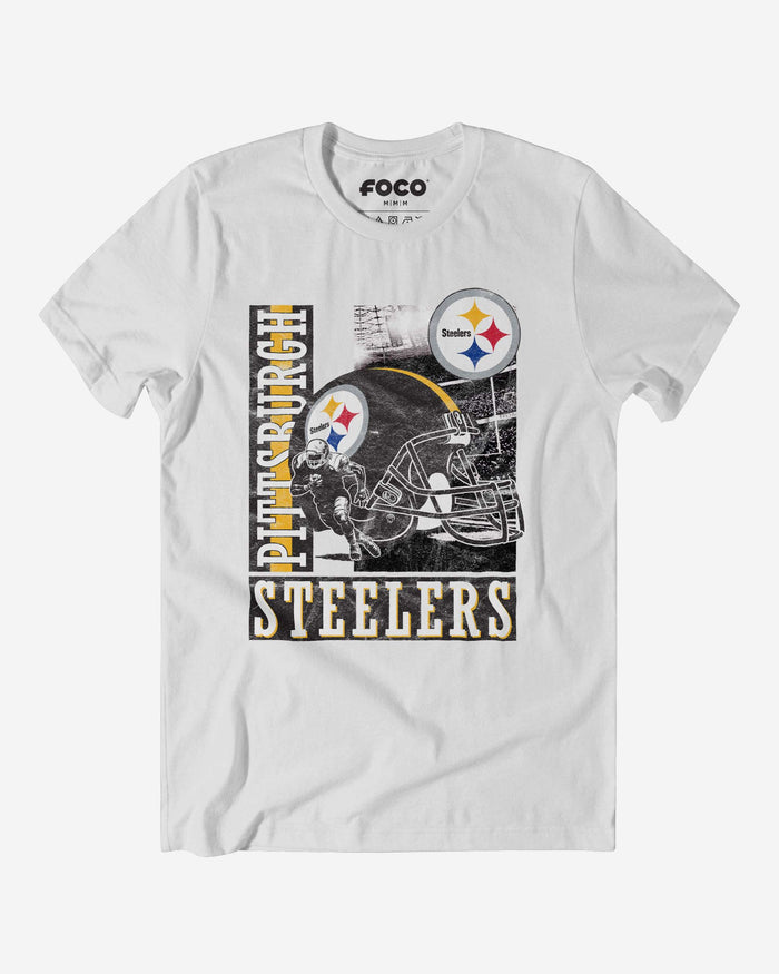 Pittsburgh Steelers Helmet Dash T-Shirt FOCO S - FOCO.com