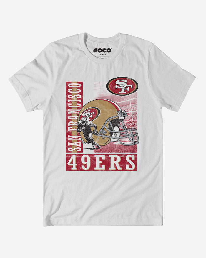 San Francisco 49ers Helmet Dash T-Shirt FOCO S - FOCO.com