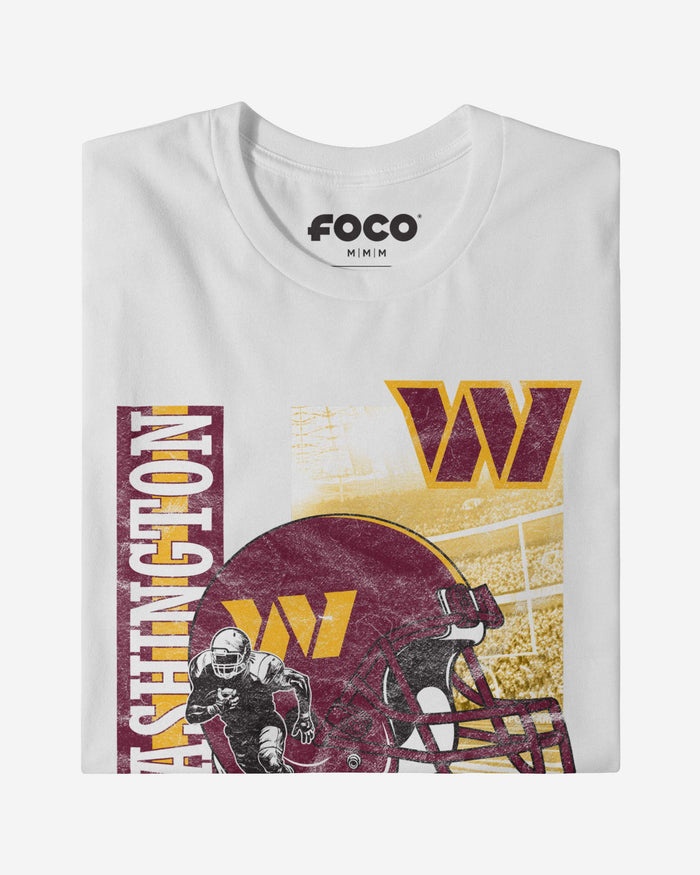 Washington Commanders Helmet Dash T-Shirt FOCO - FOCO.com