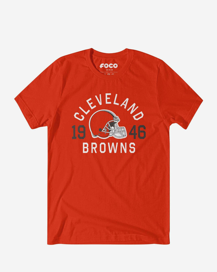 Cleveland Browns Heritage Print T-Shirt FOCO Black S - FOCO.com
